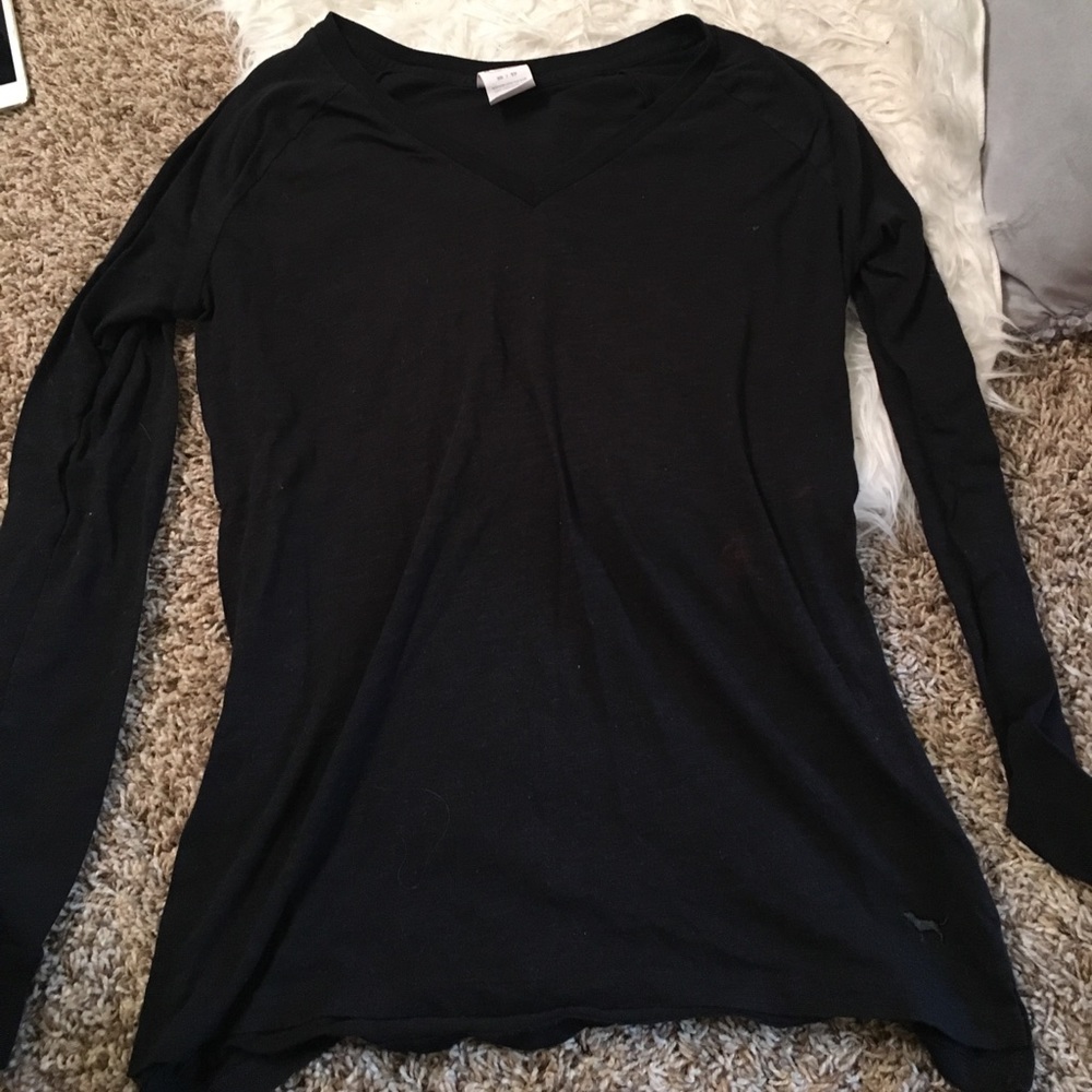Vs pink black long sleeve sz xs